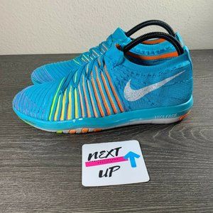 Nike Free Transform Flyknit Aqua Knit Minimalist Trainer Running Shoes Womens 9